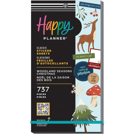 Me & My Big Ideas Happy Planner - Woodland Seasons Christmas Sticker Value Pack