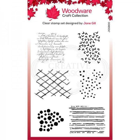 Woodware Clear Magic Stamp - Bubble Texture Blots