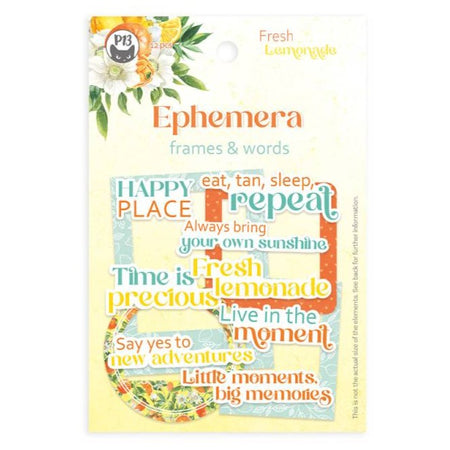 P13 Fresh Lemonade - Ephemera Frames & Words