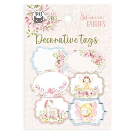 P13 Believe In Fairies - Decorative Tag Set #4