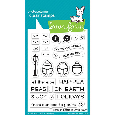 Lawn Fawn Clear Stamps - Peas on Earth