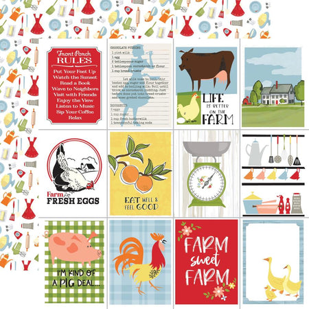 Carta Bella Farmhouse Living - 3x4 Journaling Cards