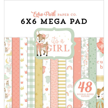 Echo Park It's A Girl - 6x6 Mega Pad