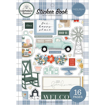 Carta Bella Farmhouse Summer - Sticker Book