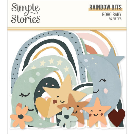 Simple Stories Boho Baby - Rainbow Bits