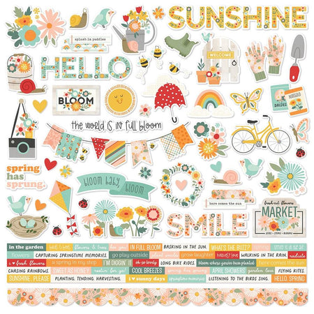 Simple Stories Full Bloom - Combo Stickers