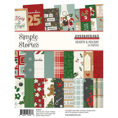 Simple Stories Hearth & Holiday - 6x8 Paper Pad
