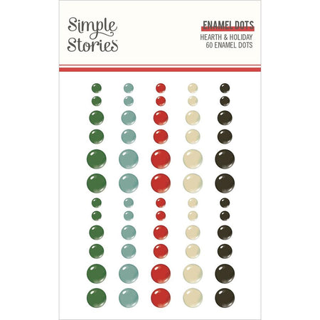 Simple Stories Hearth & Holiday - Enamel Dots