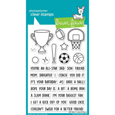 Lawn Fawn Clear Stamps - All Star