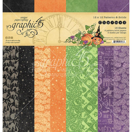 Graphic 45 Charmed - 12x12 Patterns & Solids