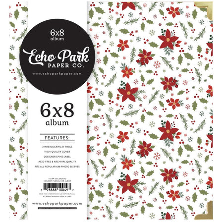 Echo Park Gnome for Christmas - Holiday Floral 6x8 Binder