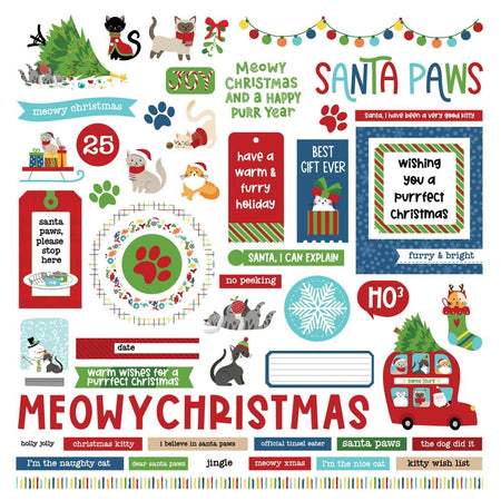 Photoplay Santa Paws - Cat Element Stickers