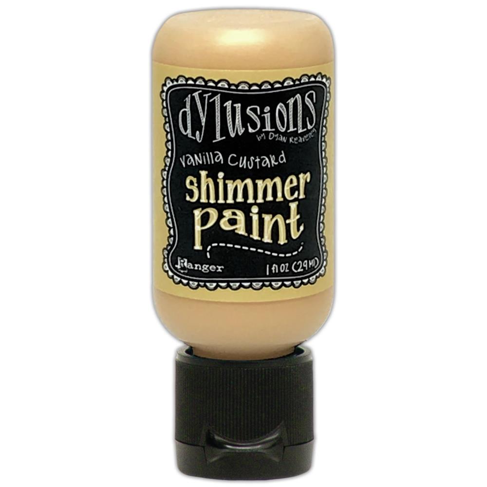 Dylusions 1oz Shimmer Paint - Vanilla Custard