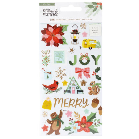 Crate Paper Mittens & Mistletoe - Sticker Book