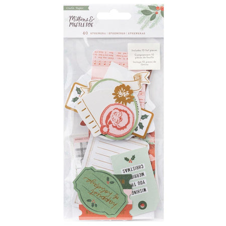 Crate Paper Mittens & Mistletoe - Journaling Ephemera