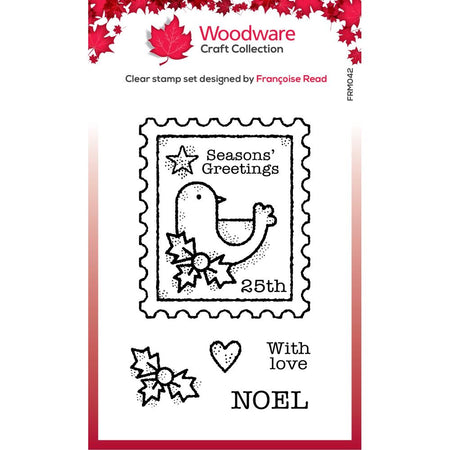 Woodware Clear Magic Singles Stamp - Bird Post