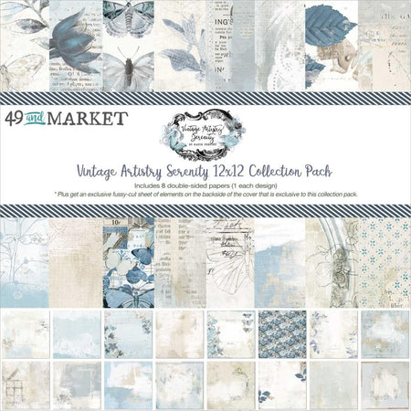 49 & Market Vintage Artistry Serenity - 12x12 Collection Pack