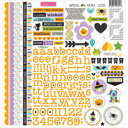 Bella Blvd Spell On You - Doohickey Cardstock Stickers