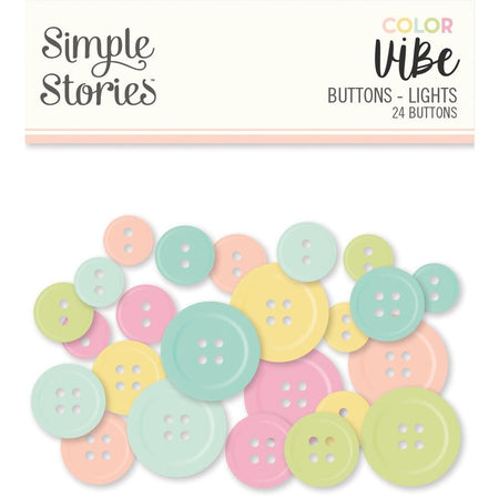 Simple Stories Color Vibe - Lights Buttons