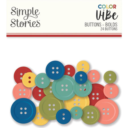 Simple Stories Color Vibe - Bolds Buttons