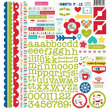 Bella Blvd The North Pole - Doohickey Cardstock Stickers