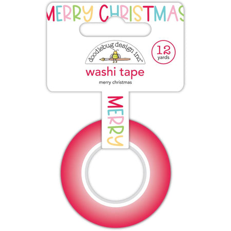 Doodlebug Design Candy Cane Lane - Merry Christmas Washi Tape