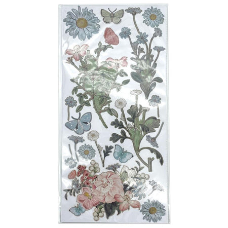 49 & Market Vintage Artistry Tranquility  - Laser Cut Outs Wildflowers