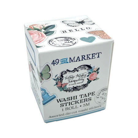 49 & Market Vintage Artistry Tranquility - Washi Tape Sticker Roll