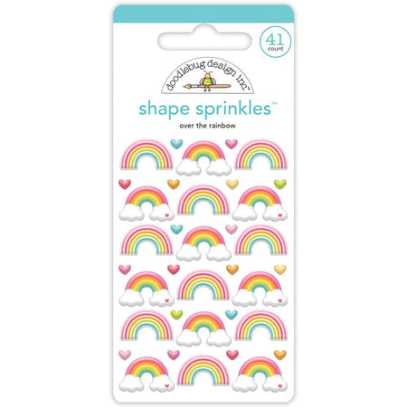 Doodlebug Design Over The Rainbow - Over The Rainbow Shape Sprinkles