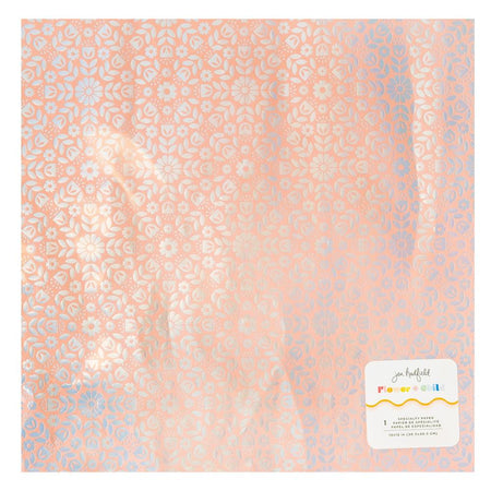 American Crafts Jen Hadfield Flower Child - Foiled Pearlescent Paper