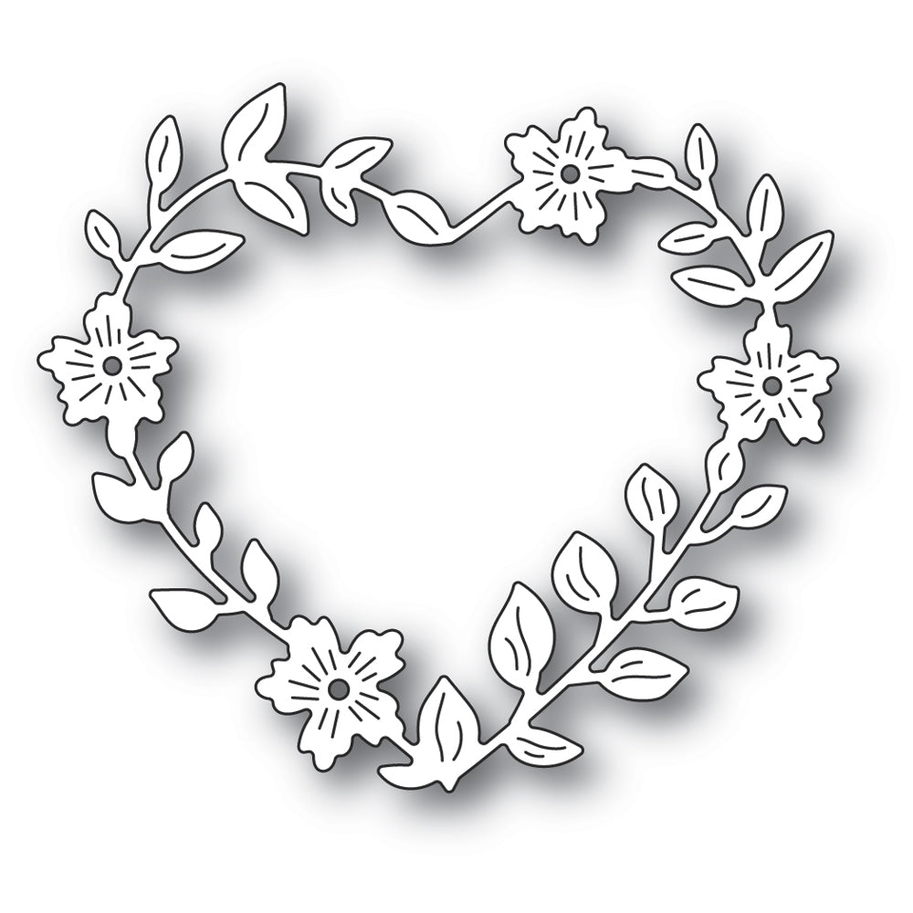 Memory Box Die - Blooming Heart Wreath