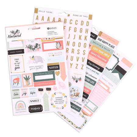 Rosie's Studio Nurtured - Cardstock Sticker Pack