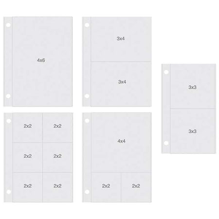 Simple Stories Sn@p - 4x6 Page Protectors Vertical Variety Pack