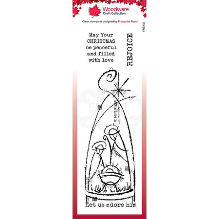 Woodware Clear Magic Singles Stamp - Rejoice