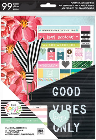 My Big Ideas Happy Planner - Good Vibes Only Classic Planner Student Accessory Pack