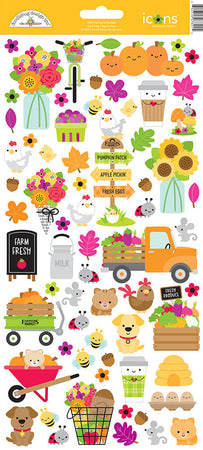 Doodlebug Design Farmers Market - Icon Stickers