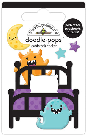 Doodlebug Design Monster Madness - Boogie Monsters Doodle-Pops 3D Sticker
