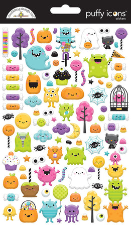 Doodlebug Design Monster Madness - Puffy Stickers