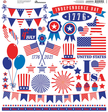 Reminisce Star Spangled Spectacular - Cardstock Stickers