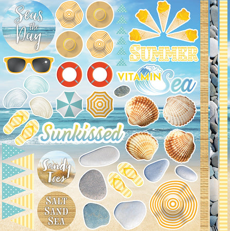 Reminisce Vitamin Sea - Cardstock Stickers