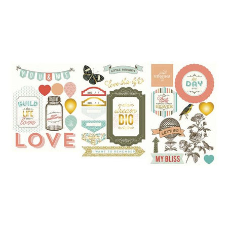 Project Life Chipboard Stickers - Adventure
