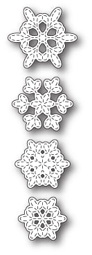 Memory Box Die - Batavia Stitched Snowflakes