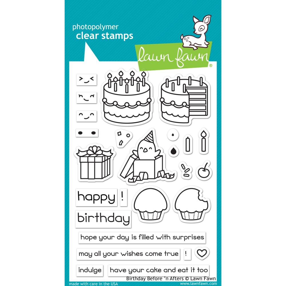 Lawn Fawn Clear Stamps - Birthday Before n Afters