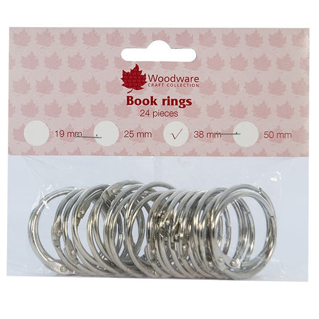 Woodware Book Rings - 38mm