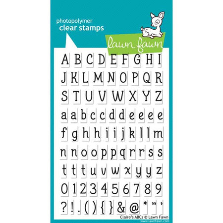 Lawn Fawn Clear Stamps - Claire's ABCs