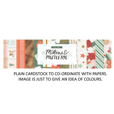 Crate Paper Mittens & Mistletoe - Bazzill Plain Matchmaker Pack
