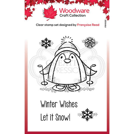 Woodware Clear Magic Singles Stamp - Peter Penguin