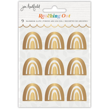 American Crafts Jen Hadfield Reaching Out - Rainbow Clips
