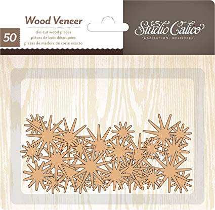 Studio Calico Wood Veneer Shapes - Starburst
