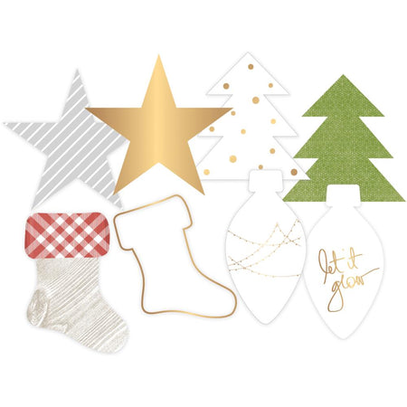 Heidi Swapp Oh What Fun - Transparent Shapes Christmas